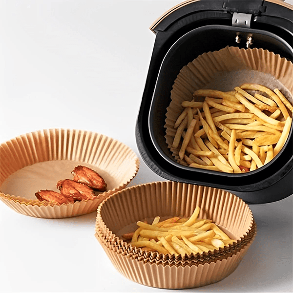 Ally 50 Adet Tek Kullanımlık Yapışmaz Airfryer Pişirme Kağıdı-(5775)