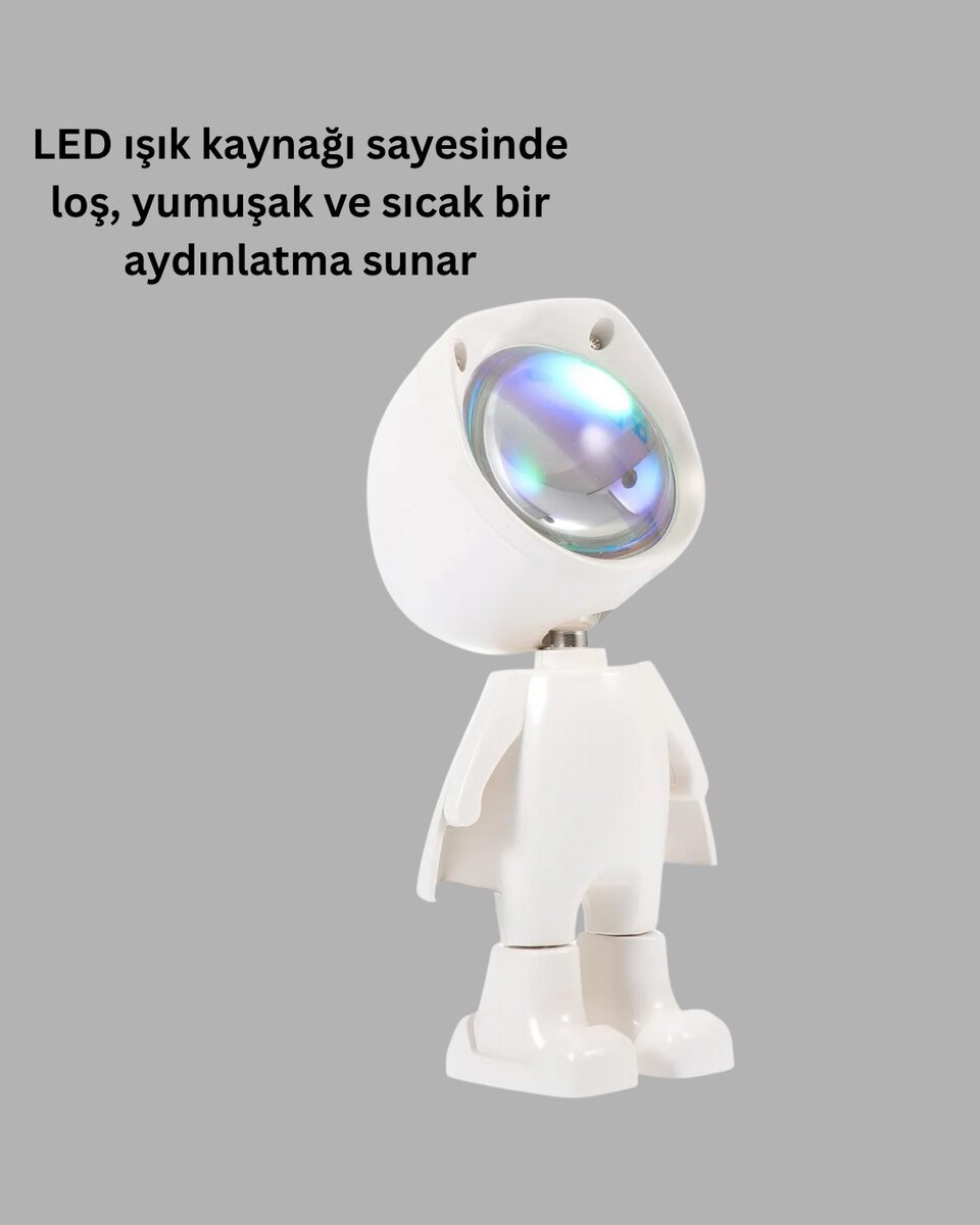ALLY Mini 5 Led Usb Şarjjlı Tuşlu Gece Lambası Led-(5775) - 0360