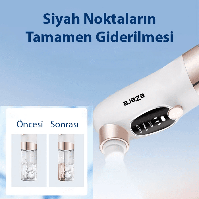 EZERE Su Hazneli Şarjlı Vakumlu Siyah Nokta Temizleme cihazı-(5775)
