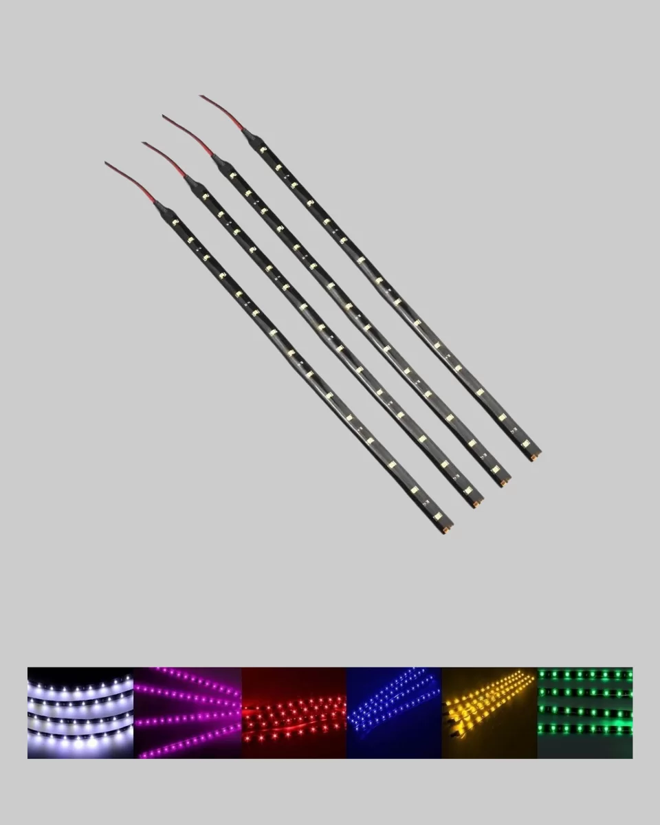 Dekoratif Ortam Aydınlatması RGB LED 10’lu Çubuk Seti