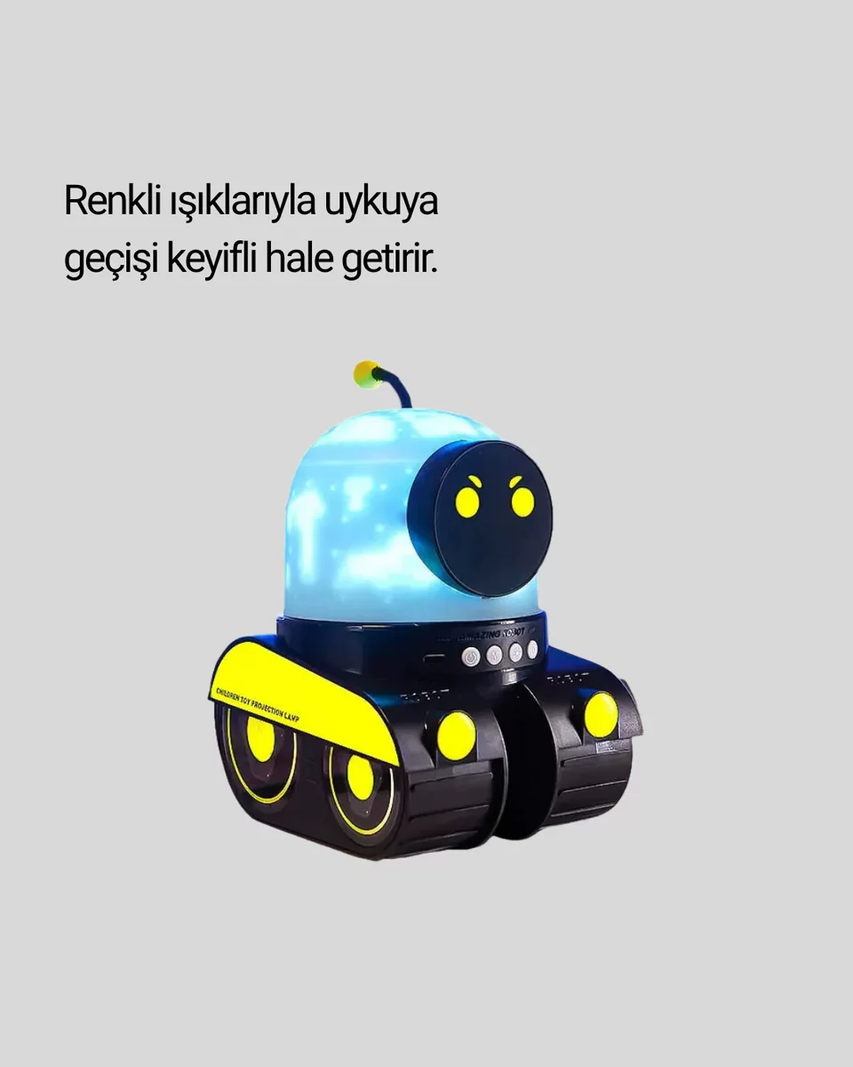 Otomatik Döner Slaytlı Üç Parlaklık Ayarlı Projektör Lamba Yeni Nesil