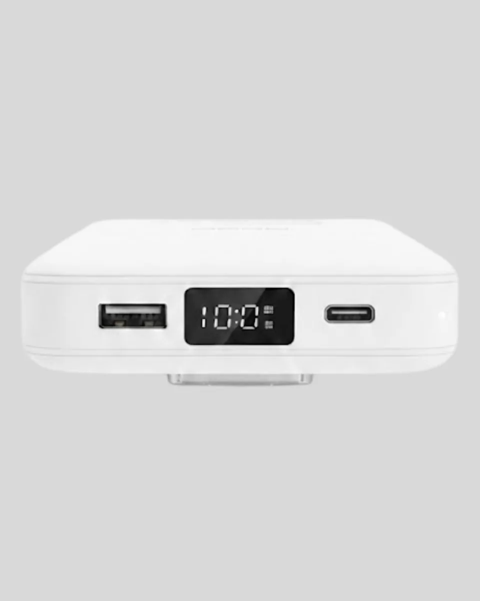 LCD Göstergeli Manyetik Powerbank Type C USB Girişli Yeni Nesil