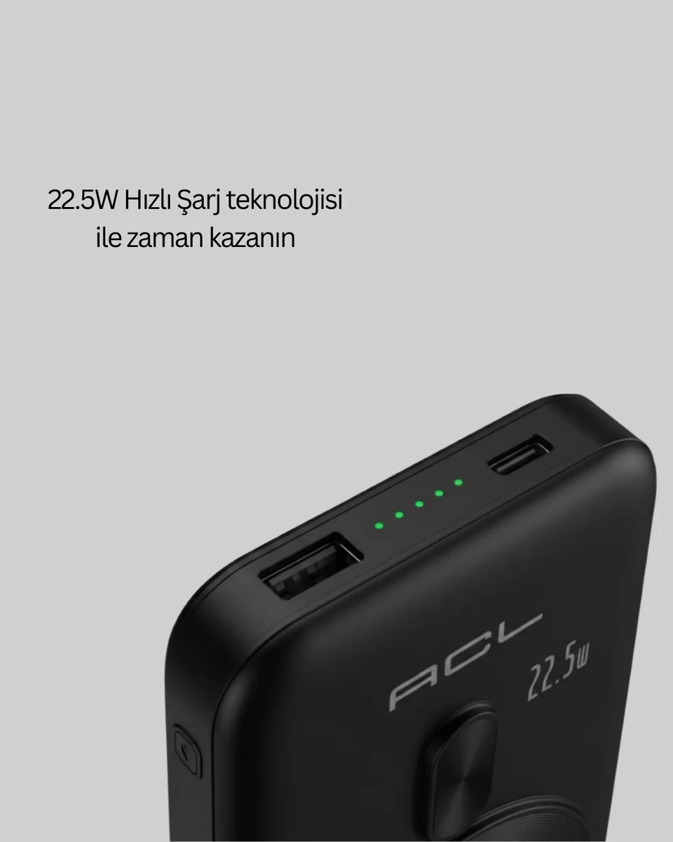 MagSafe Uyumlu Kablosuz Powerbank Taşınabilir Hızlı Şarj Yeni Nesil