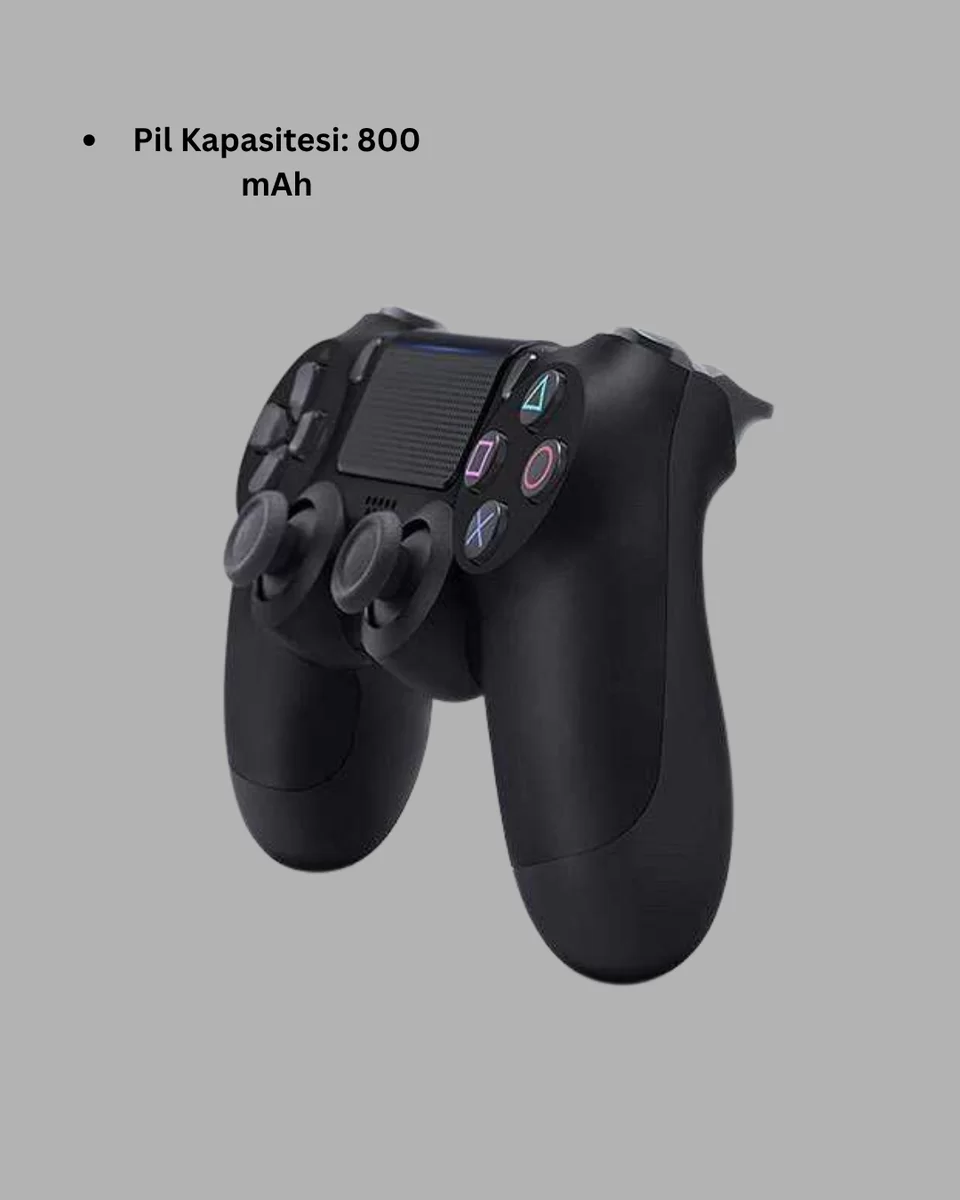 Kablosuz PS4 Oyun Kolu – Çift Titreşimli Motor Uzun Pil Ömrü ve Hassas Kontrol Yeni Nesil