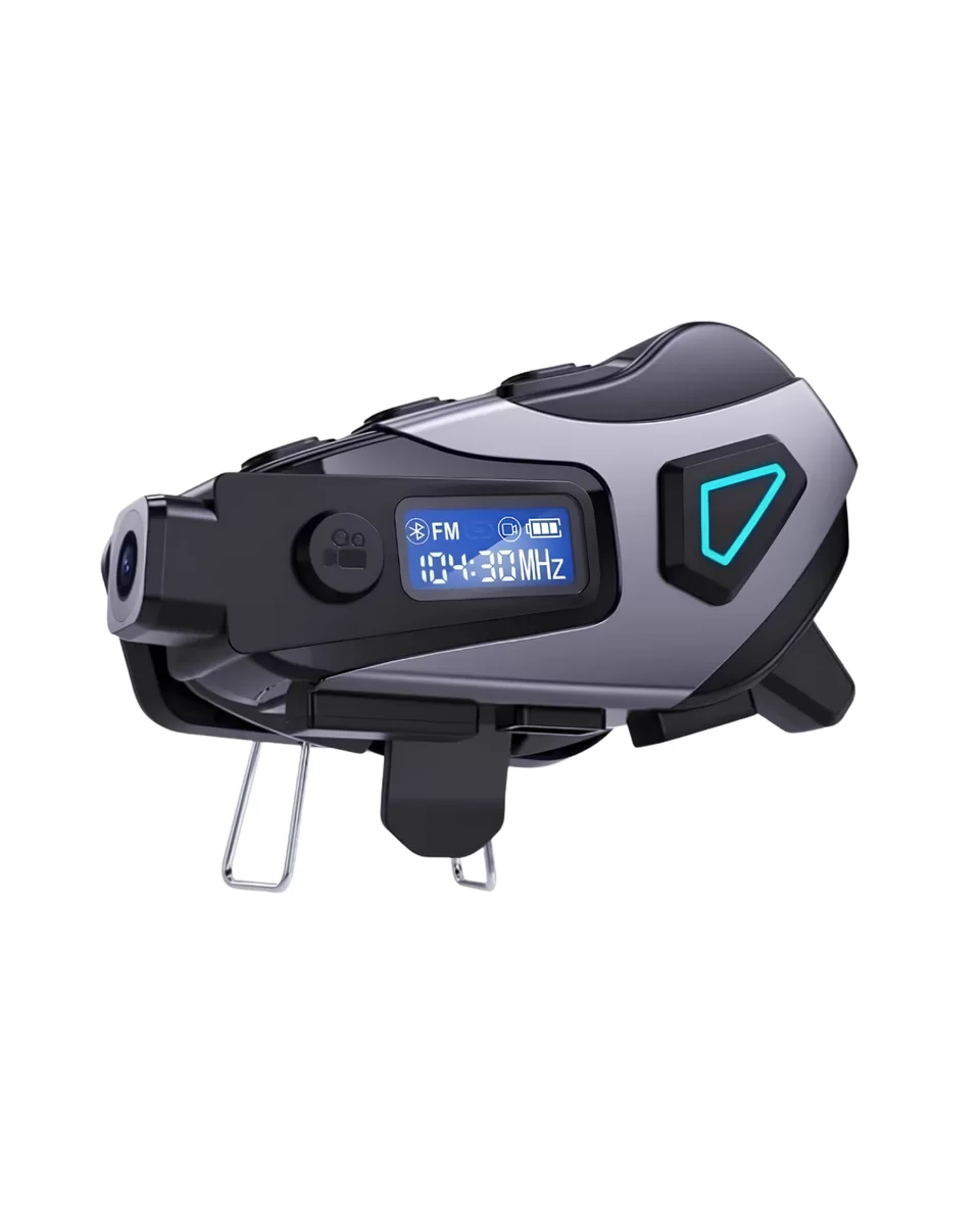 Motosiklet Kask Bluetooth Kulaklık Uzun Pil Ömrü Kamera ve Sesli Komut Destekli